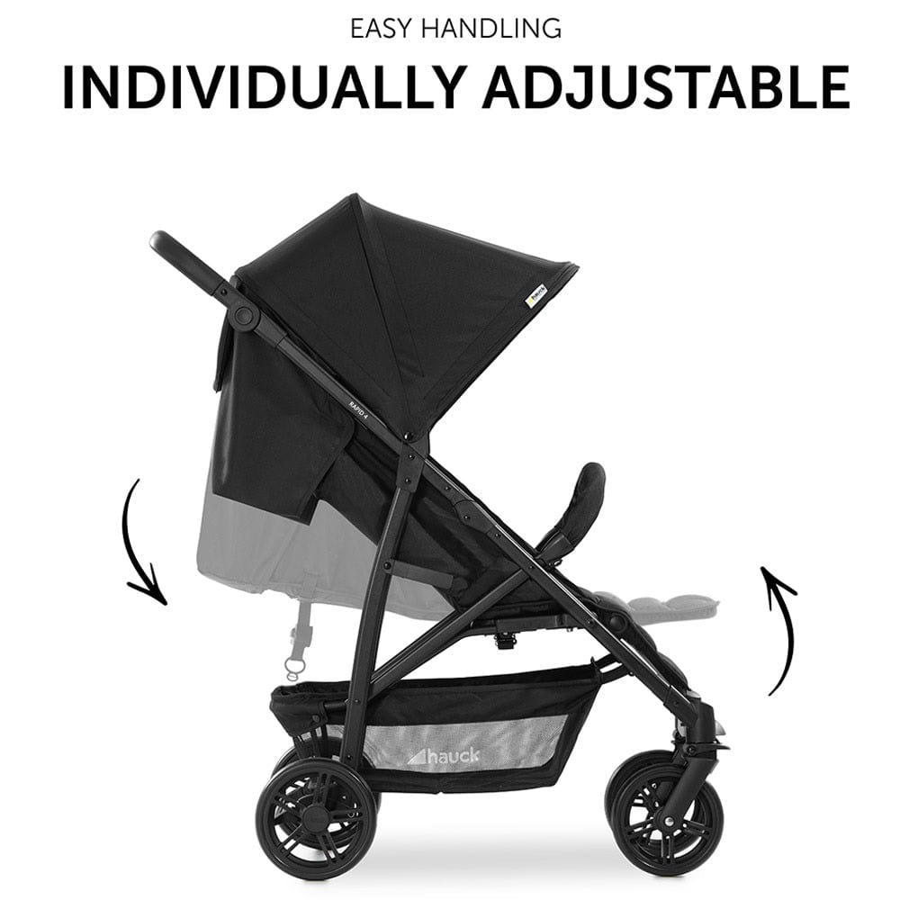 Hauck Babies Hauck - Standard Stroller Rapid 4 - Black