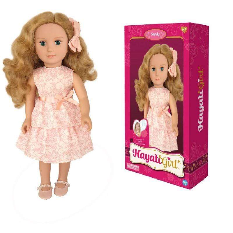 Hayati Girl Toys Hayati Girl Doll Sandy Shinny Dress 18"