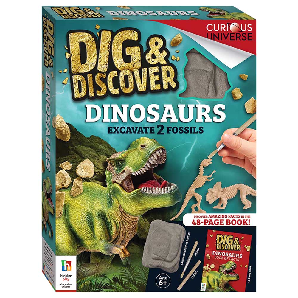 Hinkler Toys Hinkler Dig & Discover Dinosaurs Kit
