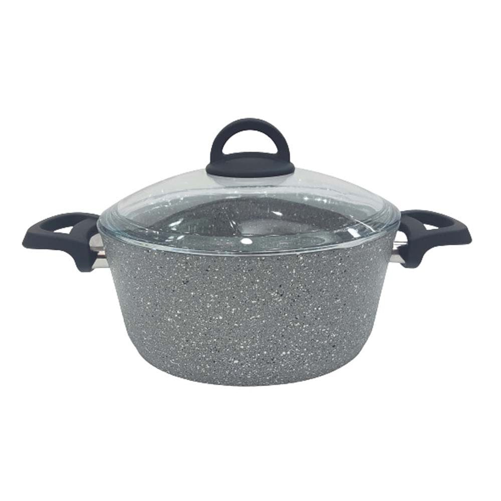 Homemaker Home & Kitchen Granitec 20 cm Gray Casserole - (G-GC-20)