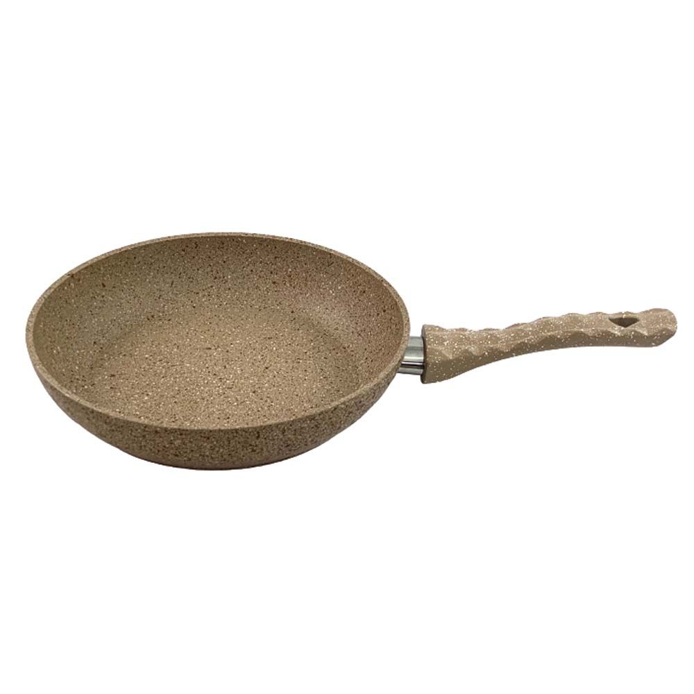 Homemaker Home & Kitchen Granitec L.Brown Frypan 20 cm - (G-LBF-20)