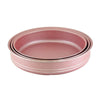 Homemaker Home & Kitchen Granitec Pink Round Tray Set - (G-PKOT-3PC.)