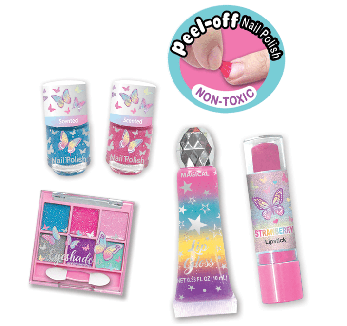 Hot Focus Toys Hot Focus Glitter Cosmetic- Butterfly