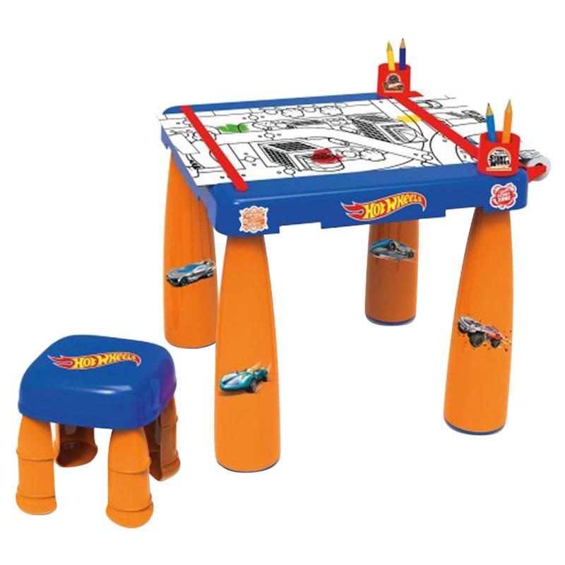 Hot Wheels Hot Wheels Big Coloring Table Play Set