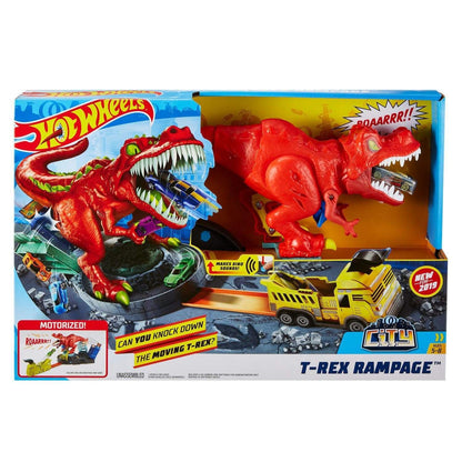 Hot Wheels Toys Hot Wheels CITY MAIN LINE - T-REX RAMPAGE PLAYSET