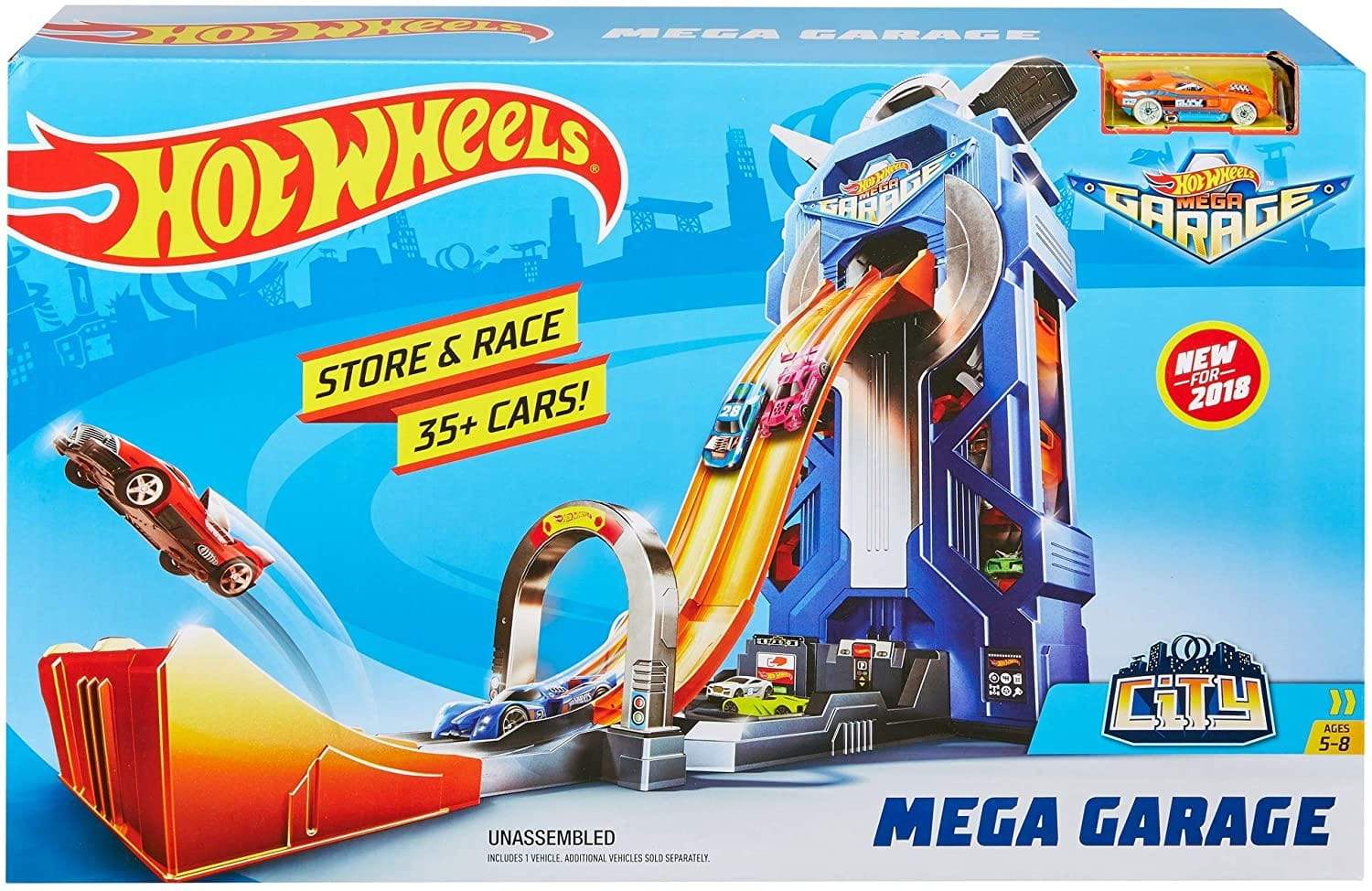 Hot Wheels Toys Hot Wheels CITY MEGA GARAGE