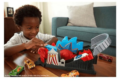 مجموعة ألعاب هجوم الديناصور سيتي نيميسيس من هوت ويلز GBF93 - متعددة الألوان