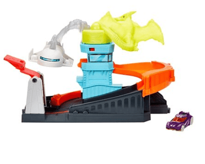 Hot Wheels City Nemesis Ptero Garage Attack Playset Asst GBF94 - Multicolor