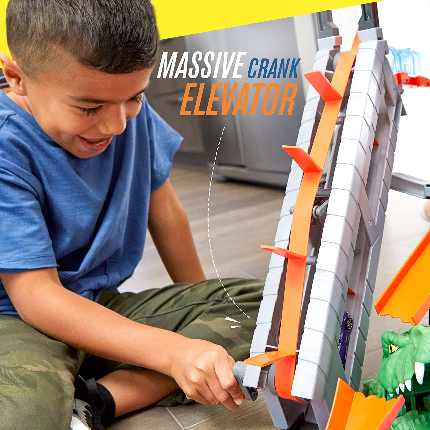 Hot Wheels Toys HOT WHEELS COLOR SHIFTERS ULTIMATE GATOR CAR WASH PLAYSET