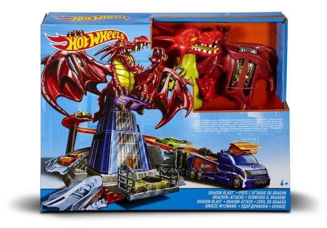 Hot Wheels Defeat the Track Dragon with Dragon Mattel DWL04