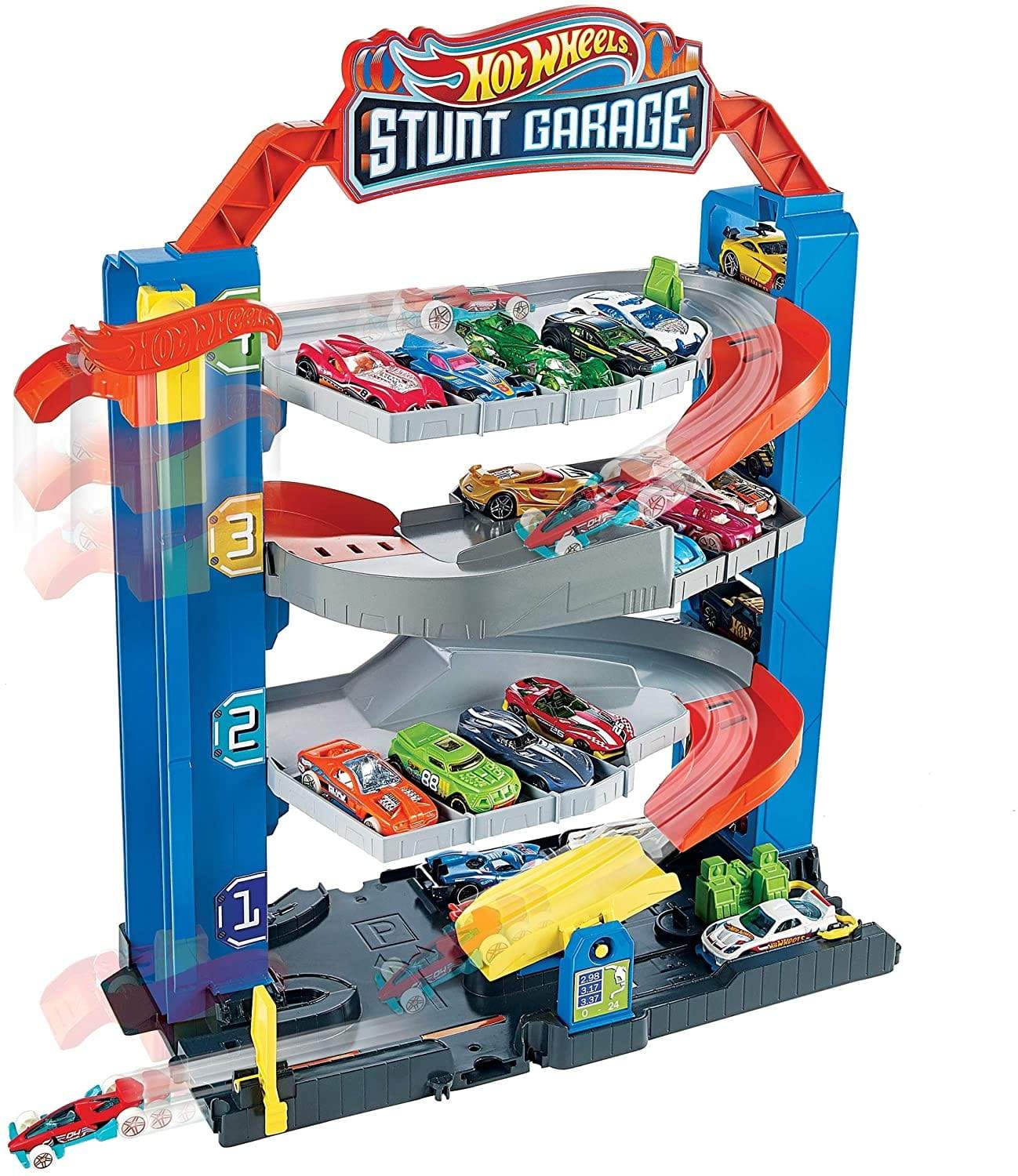 Hot Wheels Toys Hot Wheels JUMP & DROP GARAGE