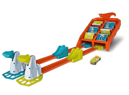 مجموعة ألعاب Hot Wheels Launch Across Challenge - متعددة الألوان