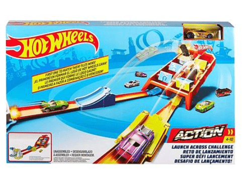 Hot Wheels Launch Across Challenge Playset- Multicolor
