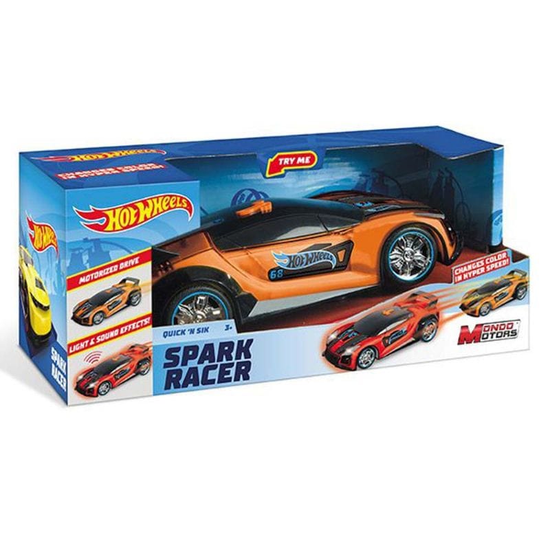 Hot Wheels Toys Hot Wheels Light & Sound Spark Racer Quick N Sick