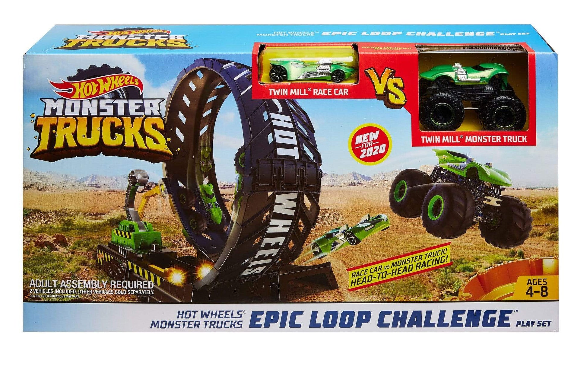 Hot Wheels Toys Hot Wheels MT Monster Loop Playset