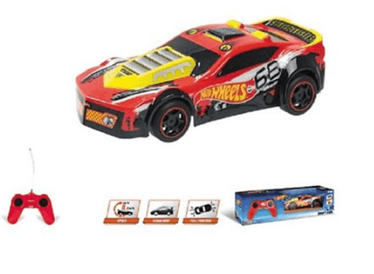 سيارة هوت ويلز دريفت رود بتحكم عن بعد - لون أحمر