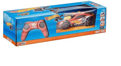 سيارة هوت ويلز دريفت رود بتحكم عن بعد - لون أحمر