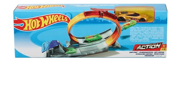 Hotwheels Action Asst Playsets Loop Star - Multicolor