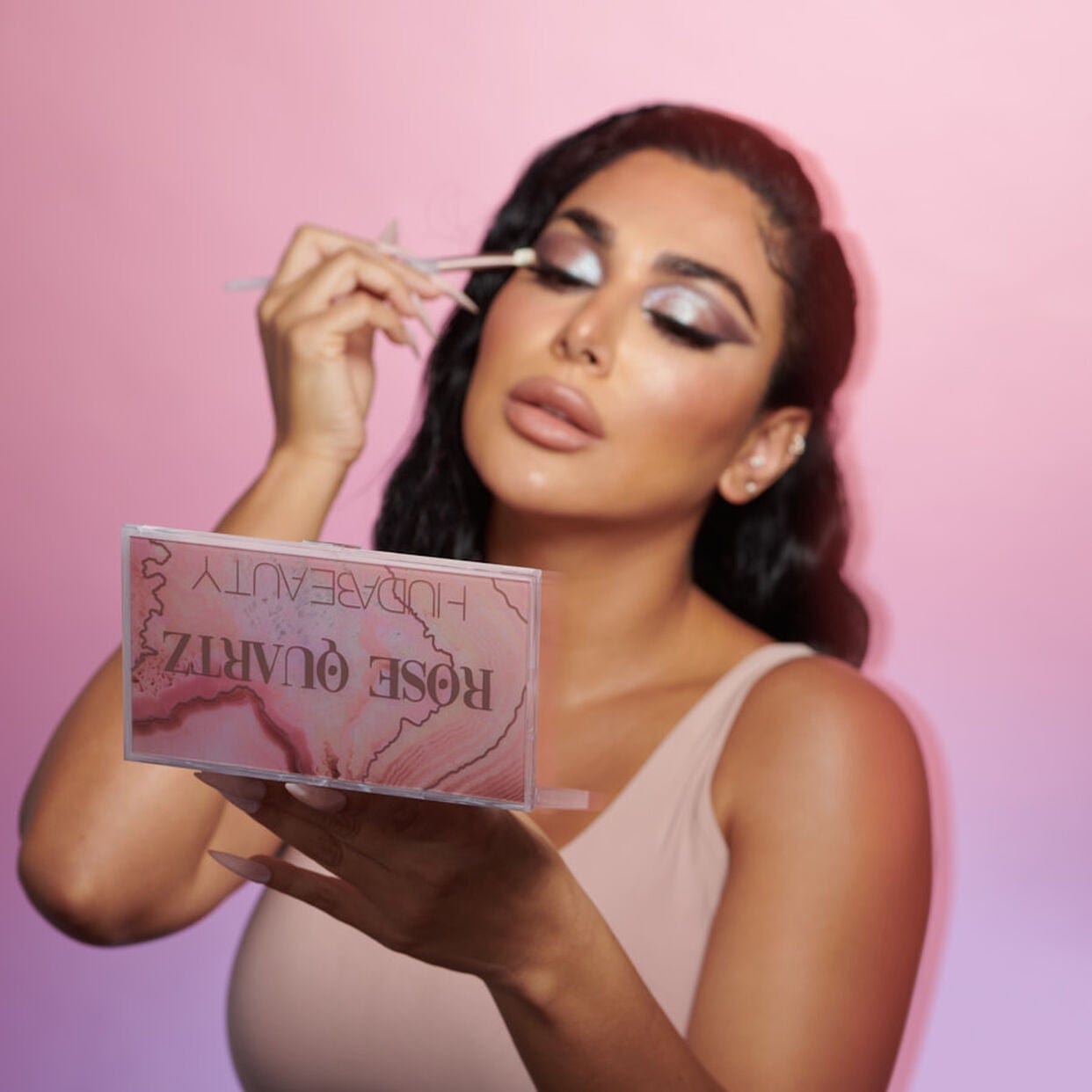 Huda Beauty Beauty Huda Beauty Rose Quartz Eyeshadow Palette