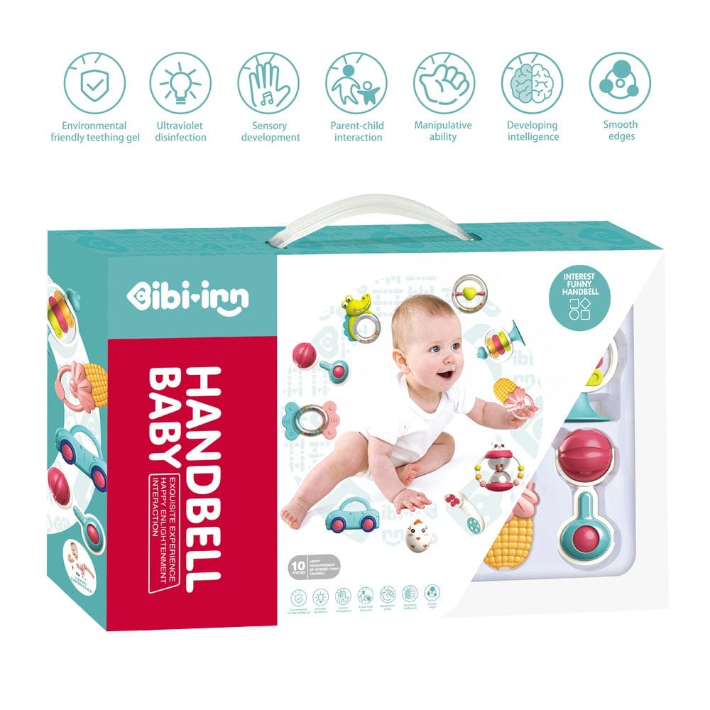 IBI-IRN Babies Ibi-Irn- 10 PCS Funny Baby Handbell