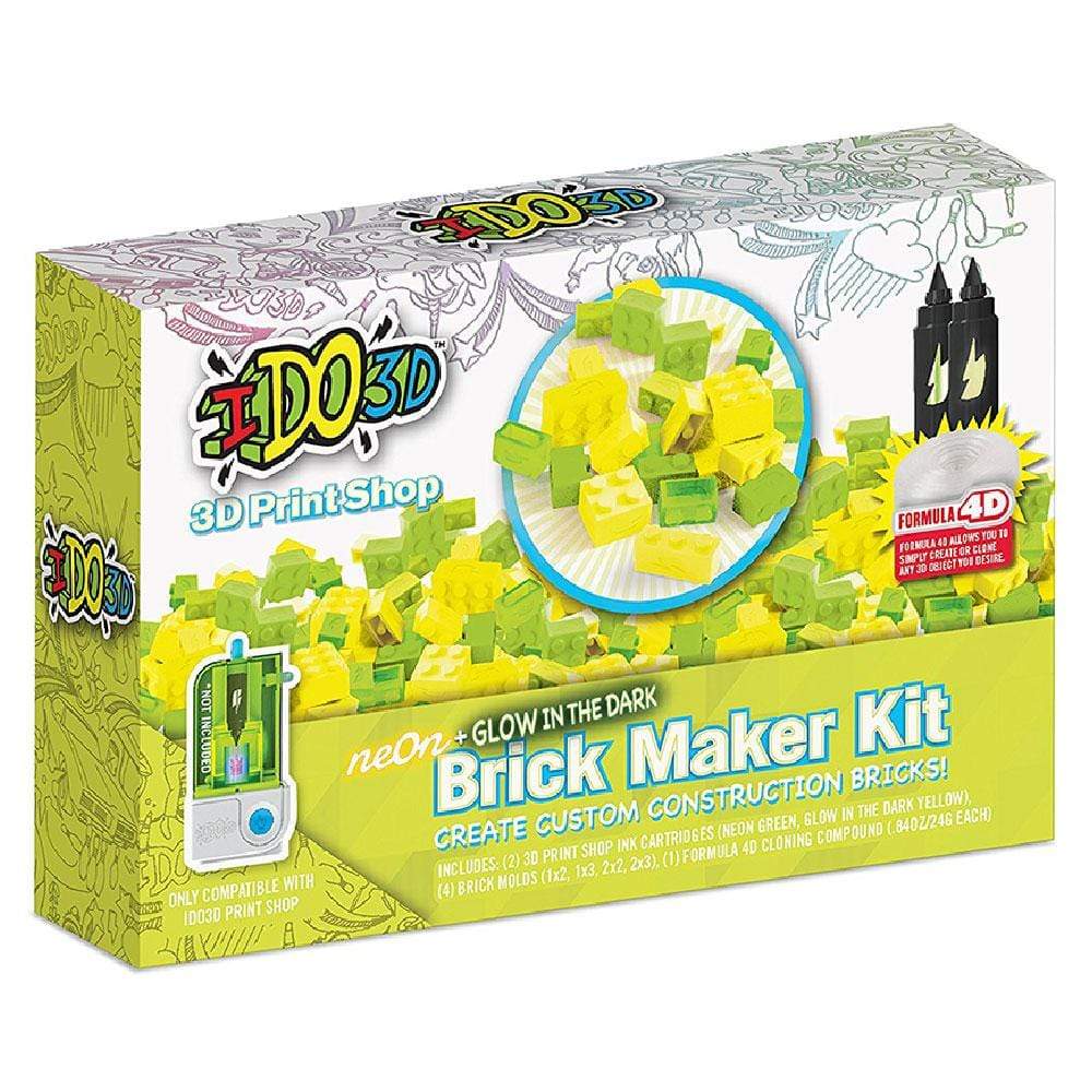 IDO3D Toys IDO3D - 3D Print Shop Maker Kits (2 Inks ) - Brick Maker