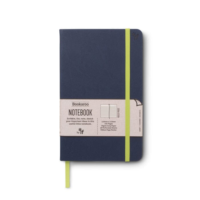 if Bookaroo Notebook A5 Journal - Navy