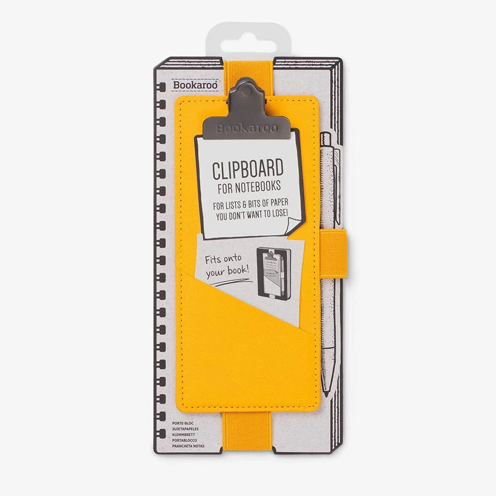 if Bookaroo Notebook Clipboard - yellow