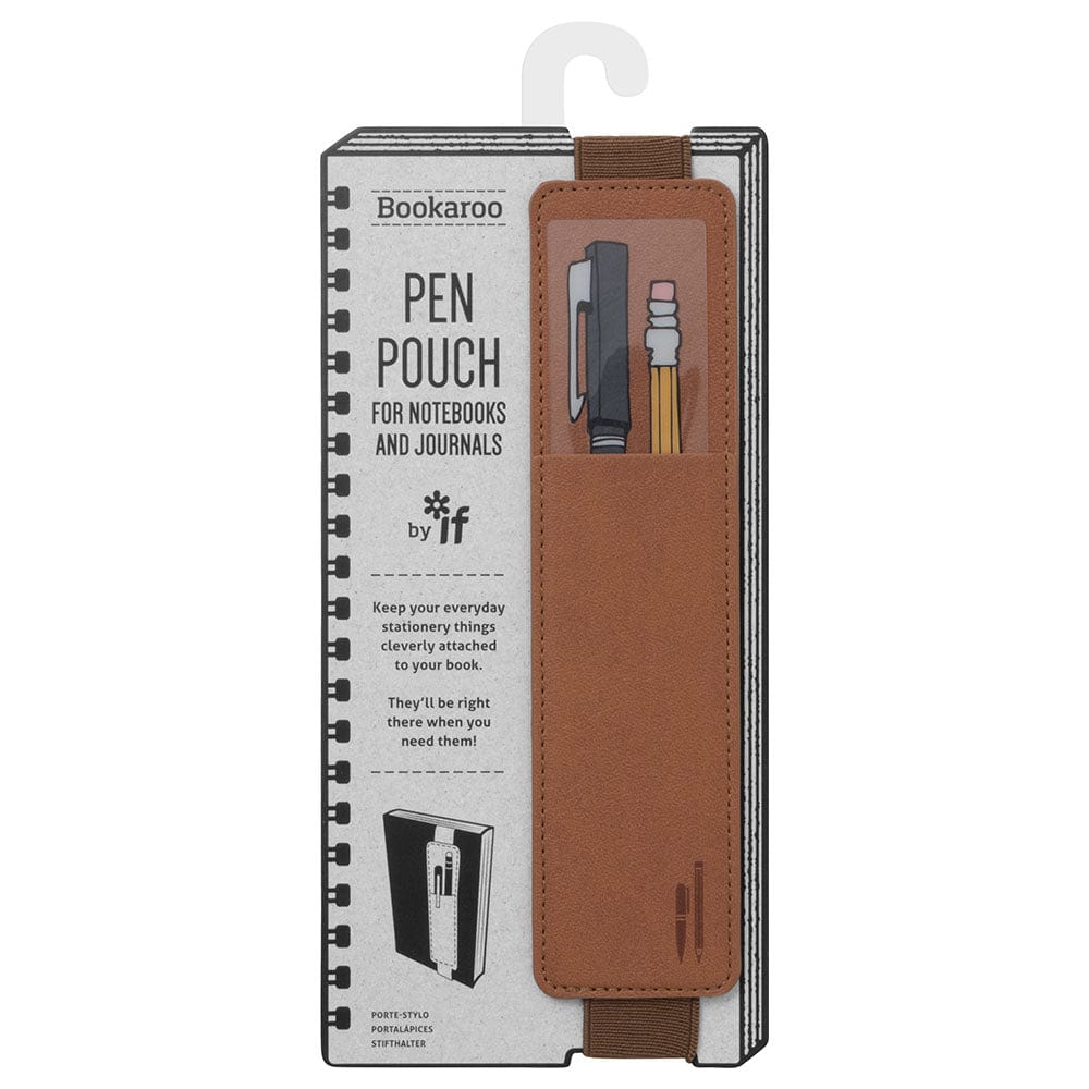 if Bookaroo Pen Pouch - brown