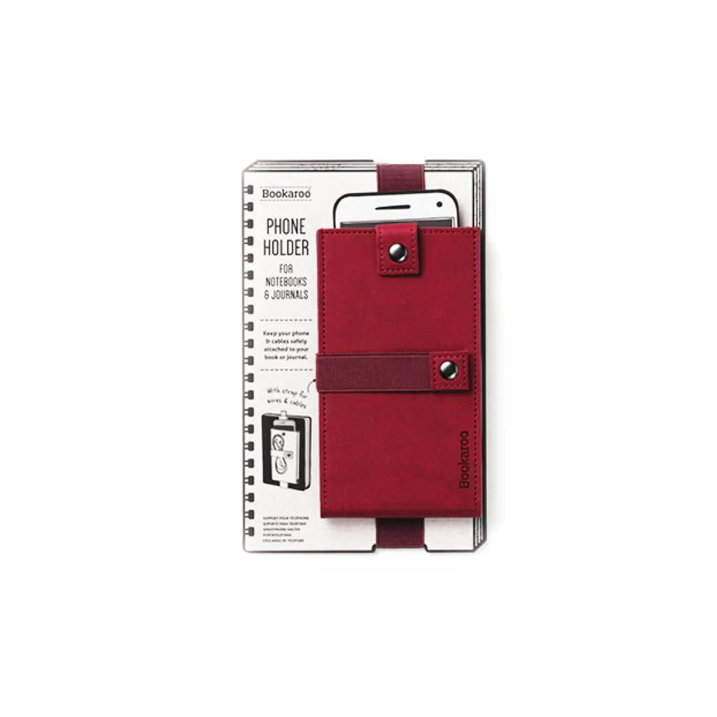 if Bookaroo Phone Holder -dark red