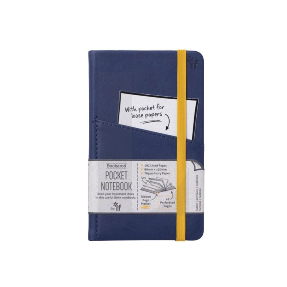 if IF Bookaroo Notebook A6, Journal - navy