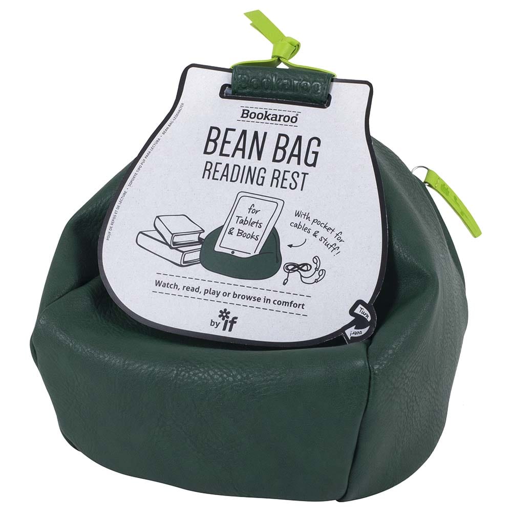 If Toys Bookaroo Bean Bag Reading Rest - Forest Green