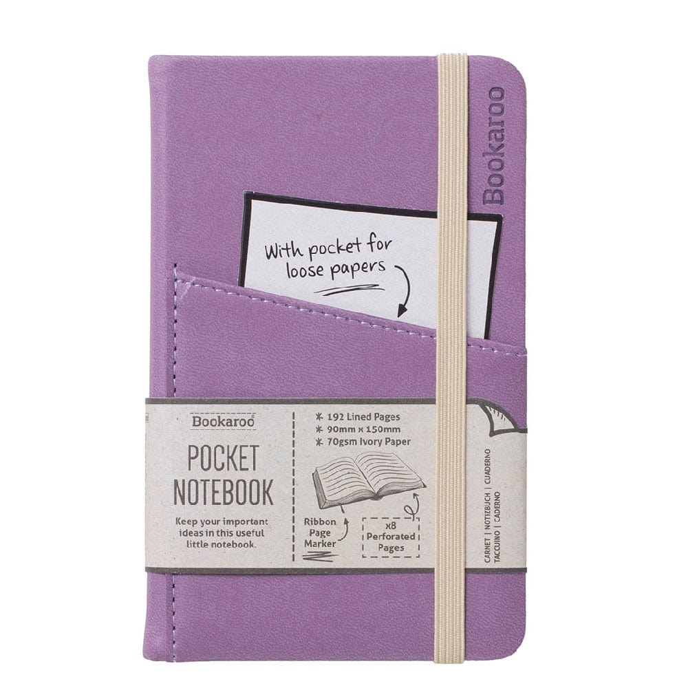 If Toys Bookaroo Pocket Notebook (A6) Journal - Aubergine