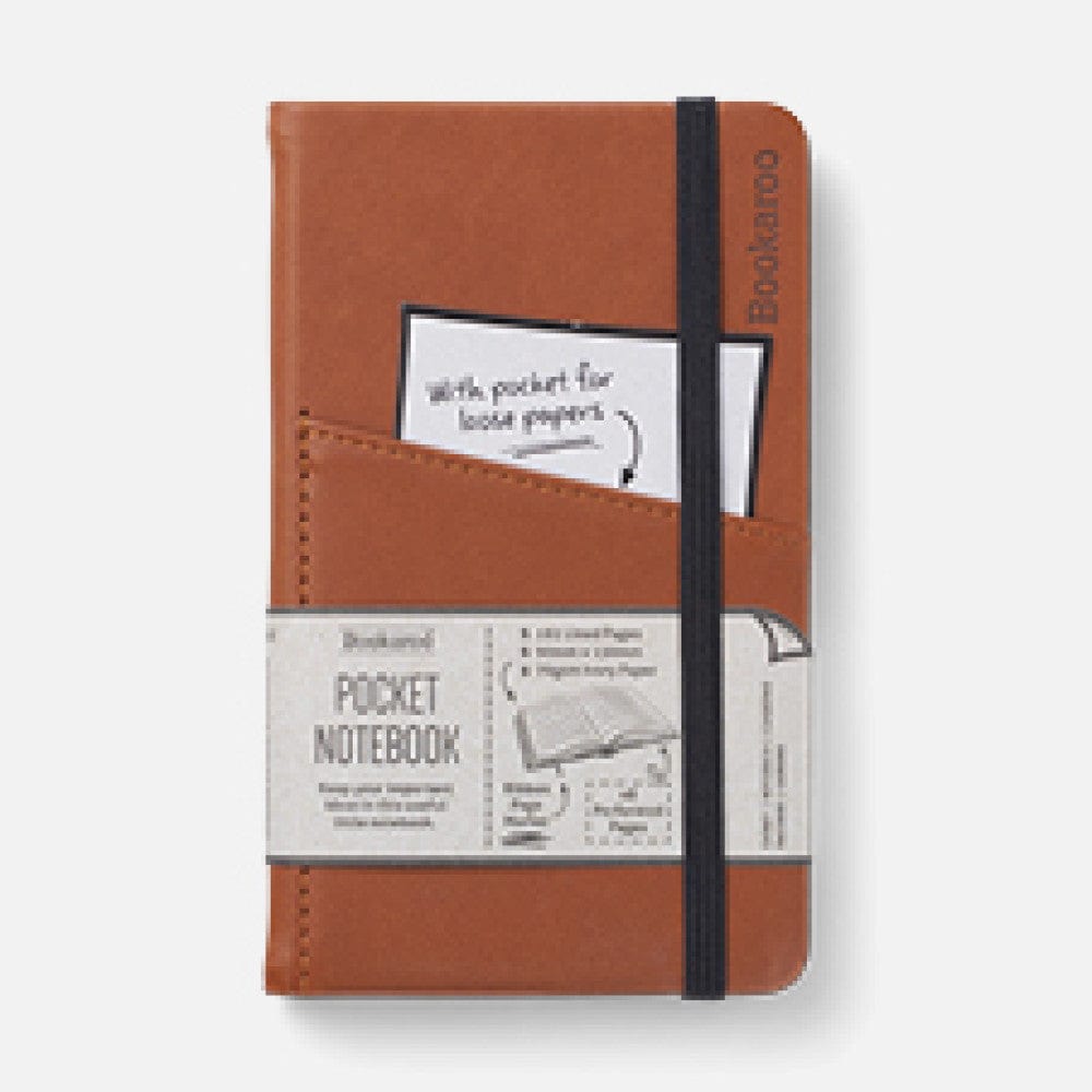 If Toys Bookaroo Pocket Notebook (A6) Journal - Brown