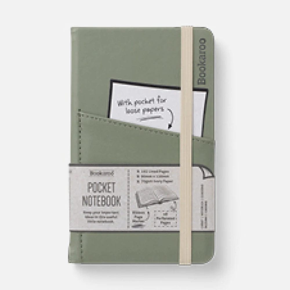 If Toys Bookaroo Pocket Notebook (A6) Journal - Fern