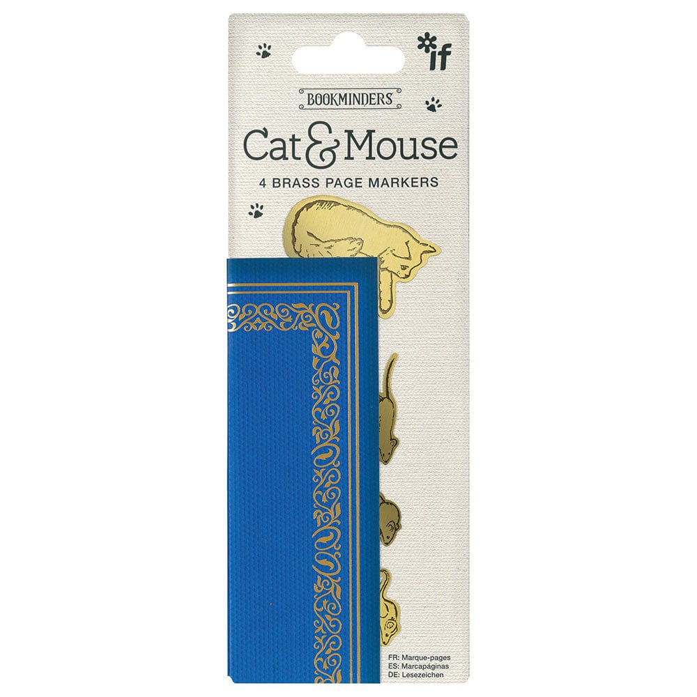 If Toys Bookminders Page Markers - Cat & Mouse