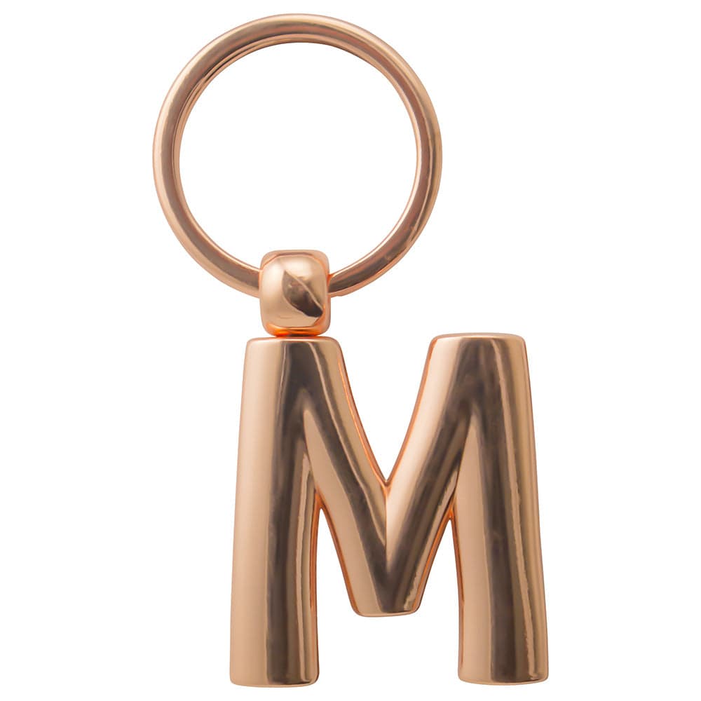 If Toys Copper Letter Keyring - M