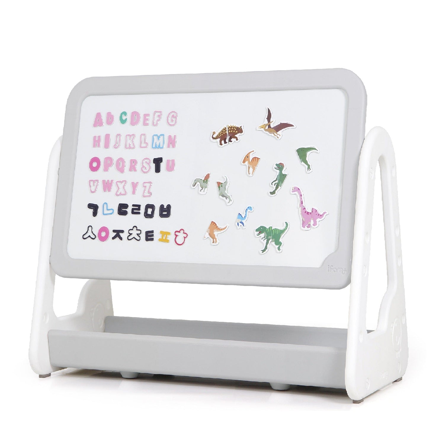 iFam Babies iFam Easy Doing Big Kids Magnetic Easel (Double/Gray)