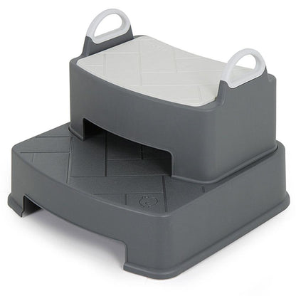 iFam Babies iFam - Herringbone Handle Step Stool Dark Grey