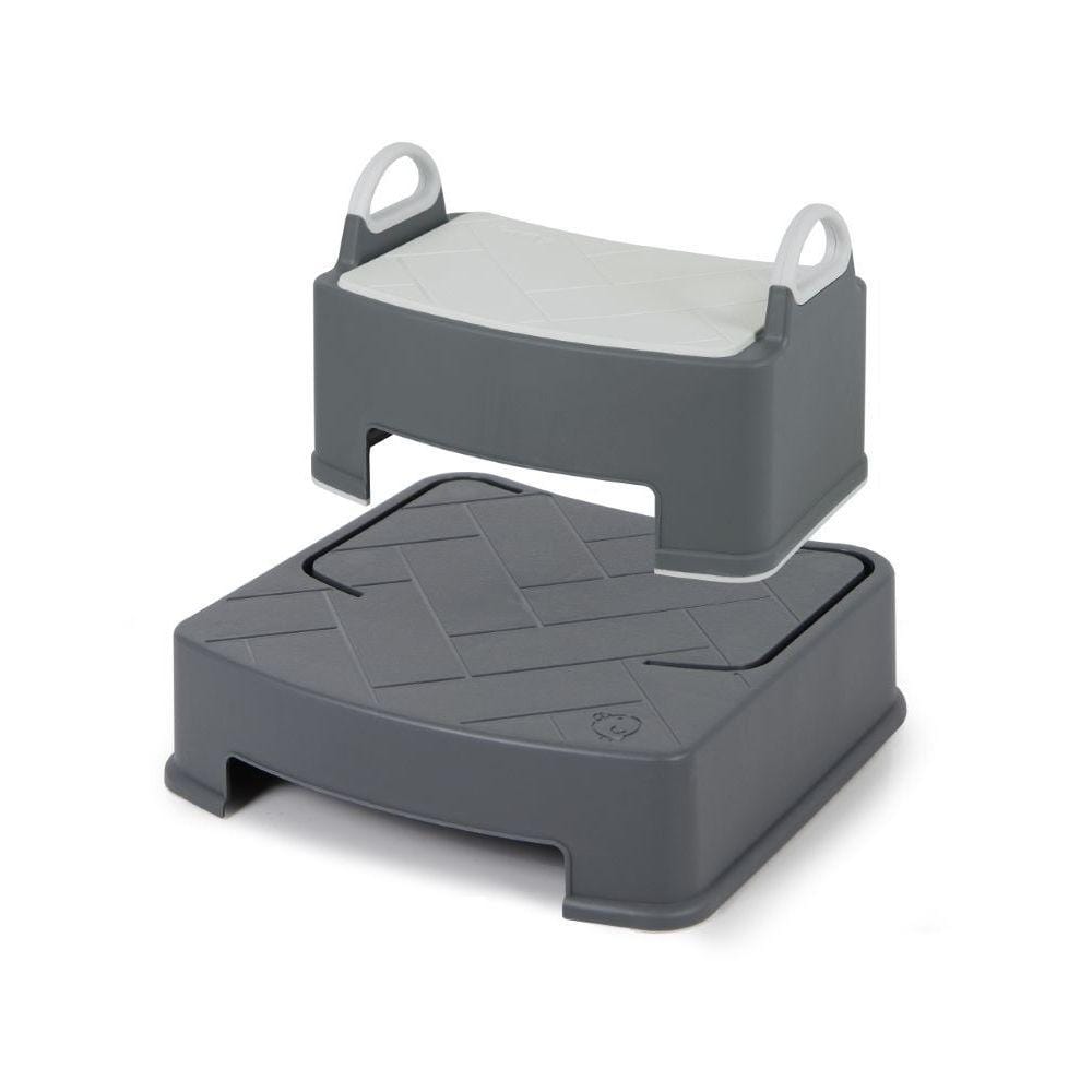 iFam Babies iFam - Herringbone Handle Step Stool Dark Grey