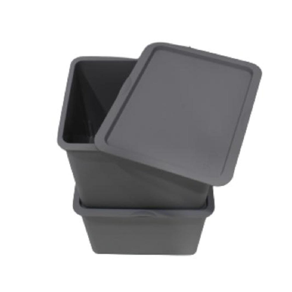 iFam Home & Kitchen iFam - Organizer (A) Basket + Cover Grey/Extra Large 2EA