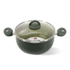 Illa Cookware Home & Kitchen On - Illa Casserole 2 Handles With Glass Lid 24cm - (BO3624)