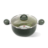 Illa Cookware Home & Kitchen On - Illa Casserole 2 Handles With Glass Lid 26 cm- (BO3626)