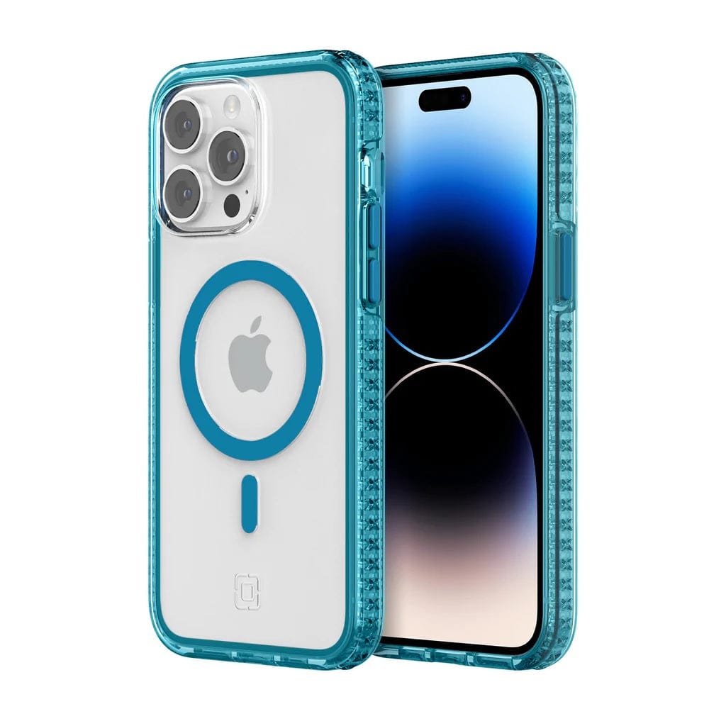 Incipio Electronics Incipio Next Gen Grip For Magsafe For IPhone 14 Pro Max - BlueJay/Clear