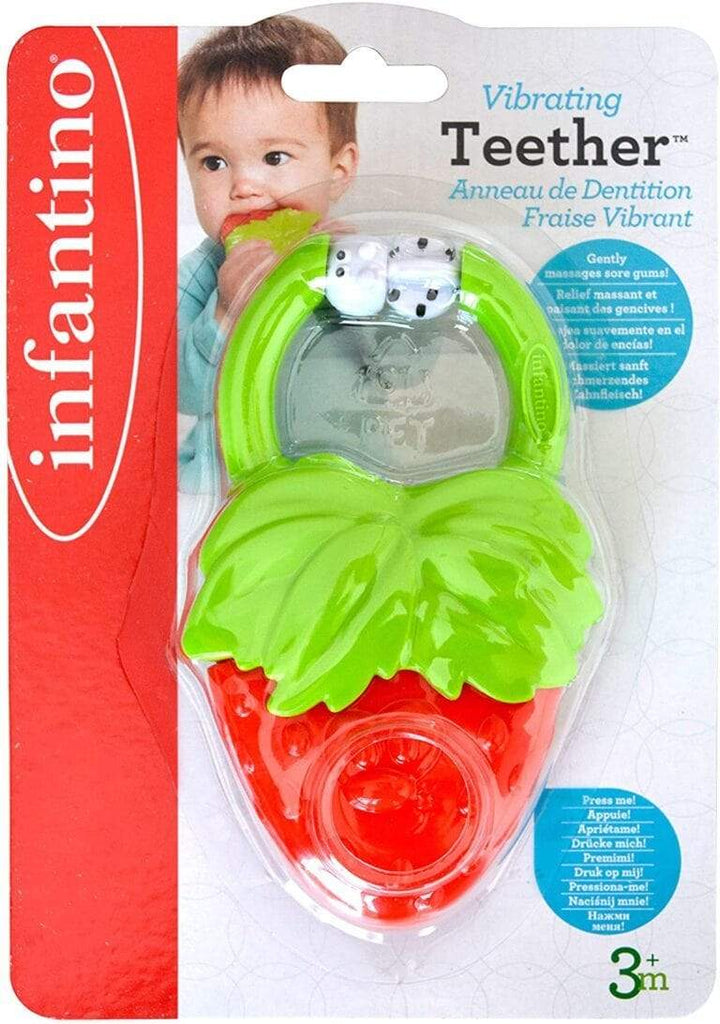 Infantino Babies Infantino Vibrating Teether Strawberry -IN216429