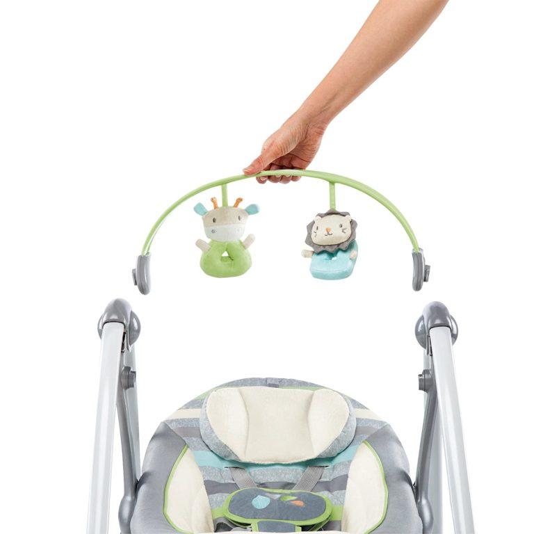 Ingenuity Babies Ingenuity Power Adapt Portable Swing, Vesper/Grey 10567