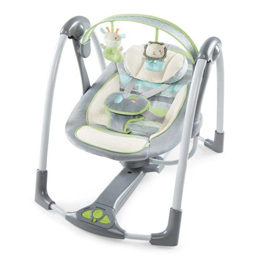 Ingenuity Babies Ingenuity Power Adapt Portable Swing, Vesper/Grey 10567