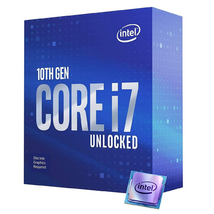 Intel Electronics CPU Intel Core I7-10700KF (3.8GHZ, LGA1200)