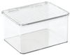 InterDesign Home & Kitchen InterDesign Kitchen Binz Stackable Box, Clear
