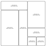 InterDesign Home & Kitchen InterDesign Linus Interlocking drawer Organizers 7 Piece Set, Clear