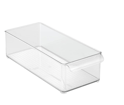 InterDesign Home & Kitchen InterDesign Refrigerator and Freezer Storage Organizer Bins for Kitchen, Clear